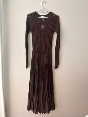 moon river exclusive brown long sleeve maxi dress Moon River | Dresses | Moon River Exclusive Brown Long Sleeve Maxi Dress Size L New Without Tags